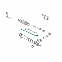 OEM 2005 Saturn Relay Pipe Kit, Steering Gear Right Diagram - 88963470