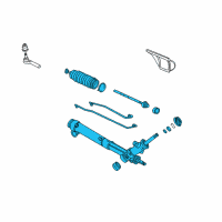 OEM 2006 Chevrolet Uplander Gear Kit, Steering (Remanufacture) Diagram - 19330458