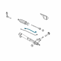 OEM Chevrolet Uplander Pipe Kit, Steering Gear Light Diagram - 88963469