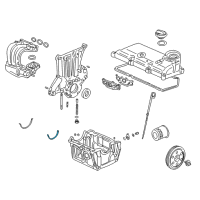 OEM Honda Insight Gasket B, Oil Pan Diagram - 11252-PHM-000