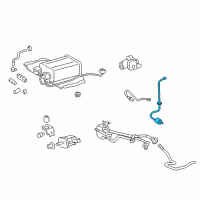 OEM 2010 Lexus LS460 Sensor, Oxygen Diagram - 89465-50230