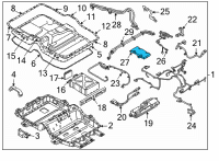 OEM 2022 Hyundai Tucson BATTERY MANAGEMENT UNIT Diagram - 375A0-P0500