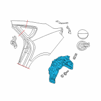 OEM 2017 Chrysler 200 Shield-WHEELHOUSE Diagram - 68102924AD