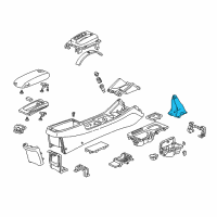 OEM 2000 Honda Accord Boot Assy., Change Lever *NH167L* (GRAPHITE BLACK) Diagram - 83414-S84-A01ZA