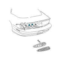 OEM Chevrolet Express Socket & Wire Diagram - 12003759