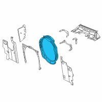 OEM 2014 Ram 2500 SHROUD-Fan Diagram - 52014732AD