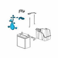 OEM Honda CR-Z Cable Assembly, Starter Diagram - 32410-SZT-A10