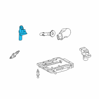 OEM 2009 Jeep Grand Cherokee Sensor-Crankshaft Position Diagram - 68039478AC