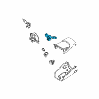 OEM Ford Focus Switch Assembly Diagram - YS4Z-13341-AA