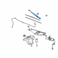 OEM 2011 Chevrolet Colorado Wiper Arm Diagram - 88958227