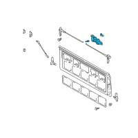 OEM Toyota Tacoma Handle Diagram - 69090-35010