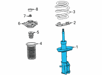 OEM 2021 Buick Encore GX Strut Diagram - 42755599