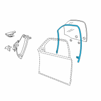 OEM 2003 Mercury Marauder Upper Channel Diagram - F8AZ-5421597-AA