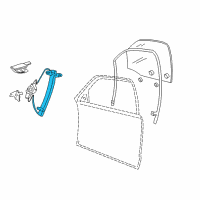 OEM Ford Regulator Diagram - 6W7Z-5423209-AA