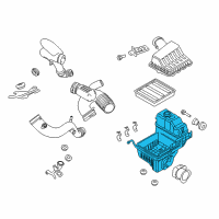 OEM 2015 Ford Expedition Lower Tray Diagram - BL3Z-8A080-B