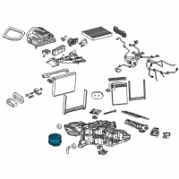 OEM 2019 GMC Sierra 2500 HD Blower Motor Diagram - 23412312