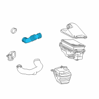 OEM 2002 Toyota Corolla Inlet Hose Diagram - 17881-0D010