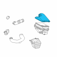 OEM 1999 Toyota Corolla Cap Sub-Assy, Air Cleaner Diagram - 17705-0D010