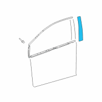 OEM 2020 Toyota Prius AWD-e Applique Diagram - 75755-47040