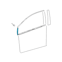 OEM 2020 Toyota Prius AWD-e Frame Molding Diagram - 75751-47010