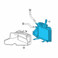 OEM 2022 Honda Insight Cooler Assembly (Atf) Diagram - 25500-6L5-A02