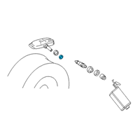 OEM 2020 Lexus UX250h TPMS Service Kits Diagram - 90942A5042