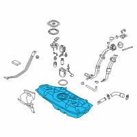 OEM 2014 Kia Rio Fuel Tank Assembly Diagram - 311501R500