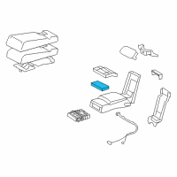 OEM Lexus Switch, Rear Power Seat Diagram - 84923-50360