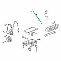 OEM 2012 GMC Canyon Oil Tube Diagram - 12584738