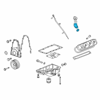 OEM 2013 Chevrolet Corvette Filler Tube Diagram - 12609623