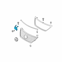 OEM 2008 Lexus LS460 Sensor Assy, Millimeter Wave Radar Diagram - 88210-50101