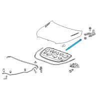 OEM 2014 Buick LaCrosse Support Strut Diagram - 90767140