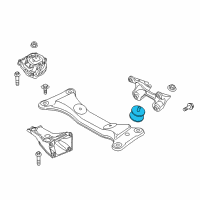 OEM 2015 BMW X1 Gearbox Bracket Diagram - 22-31-6-799-330
