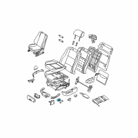 OEM BMW 850Ci Switch Seat Adjusting Front Right Diagram - 61-31-8-368-934