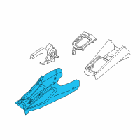 OEM 2015 Kia Rio Console-Floor Diagram - 846111W000HU