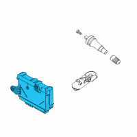 OEM 2013 Ford Transit Connect Module Diagram - 9T1Z-15K602-B