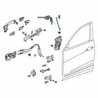 OEM Acura RDX Rod Set Right, Front Diagram - 72113-TJB-305