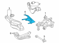 OEM 2022 Lexus NX450h+ Wheel Bearing Dust Cap Diagram - 4873742060