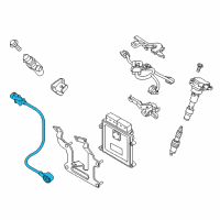 OEM Kia K900 Sensor-Knock, LH Diagram - 393203L010