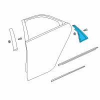 OEM Cadillac Applique Diagram - 84107678