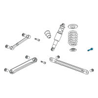 OEM 2018 Chevrolet Tahoe Lateral Arm Bolt Diagram - 11548444