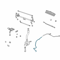 OEM Honda Ridgeline Tube (4X7X1100) Diagram - 76802-SJC-A02