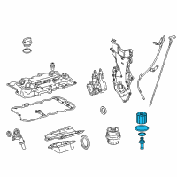 OEM 2012 Scion iQ Oil Filter Diagram - 04152-YZZA7