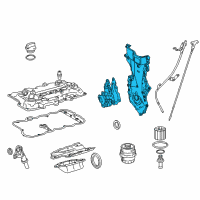 OEM 2015 Scion iQ Timing Cover Diagram - 11310-47023