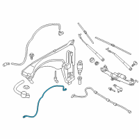 OEM 2013 BMW X3 Hose Line Diagram - 61-66-7-251-645