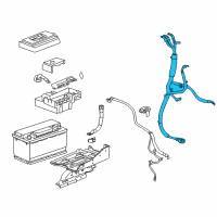 OEM 2019 Cadillac Escalade Positive Cable Diagram - 84528826