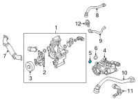 OEM BMW 530e O-RING Diagram - 11-53-9-468-022