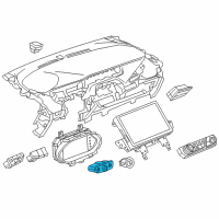 OEM 2016 Chevrolet Malibu Headlamp Switch Diagram - 84192536