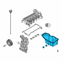 OEM 2022 Jeep Renegade Pan-Engine Oil Diagram - 68440656AA