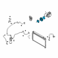 OEM 2002 Kia Rio Clutch Assembly-Magnet Diagram - 0K30A61L10